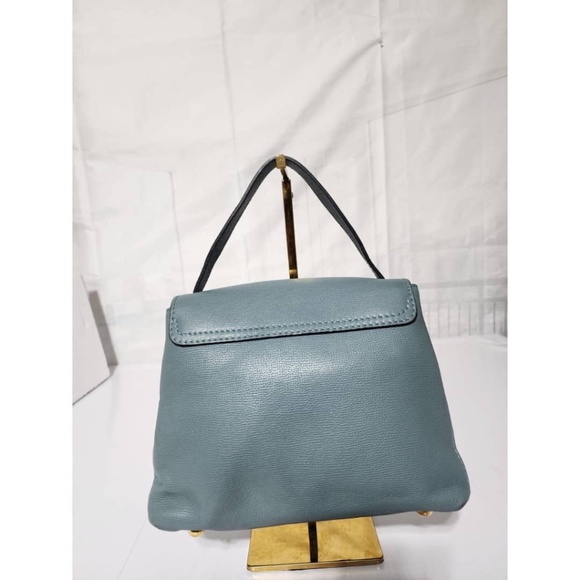 Authentic BURBERRY Derby Calfskin House Check Small Camberley Slate Blue - Picture 4 of 12